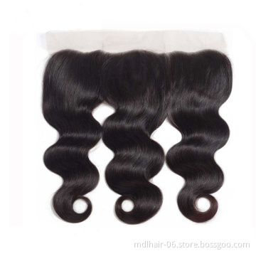 Pre Plucked Body Wave Lace Frontal 13x4 With Baby Hair 4x4 2x6 5x5 13x6 6x6 7x7 360 Human Virgin Hair Closure Frontal